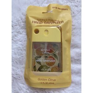 Smart Care Scented Hand Sanitizer Spray 1.5 Fl Oz Golden Citrus Hydrating NEW